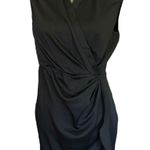 Beachsissi  Black Faux Wrap Sleeveless Dress Size Medium Photo 0