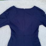 Boden Navy flowy dress sz 4 office business casual wedding guest minimalist Blue Photo 7