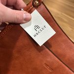 HKCLUF Camel Brown Leather Crossbody Bag 2 Straps and Matching Personal Bag Black Photo 1