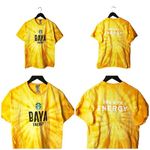 Gildan Starbucks Baya Energy T Shirt Orange White L Large Graphic Tee Cotton Photo 1