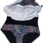 Colorful Paisley Print Dress Pink Size 22W Photo 2