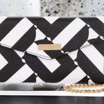 Trina Turk NWT Trifold Crossbody Chain Wallet Photo 1