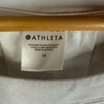 Athleta  With Ease Bright White Crew Neck Short Sleeve T Shirt Top Active Size 1X Photo 1