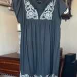 One Clothing Gray Flutter Sleeve Mini Dress Photo 3