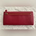 Prada ‎ Saffiano Bow Pink Continental Snap Wallet Photo 3