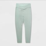 All In Motion  Womens High Waisted Ruched Leggings Sage Green Size L Photo 3