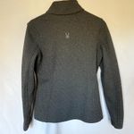 Spyder core sweater gray insulated zip up jacket pockets women's size medium Photo 6