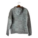 prAna  Sweatshirt Women XL Gray Teal Quilted Organic Cotton Carin Hoodie Gorpcore Photo 2