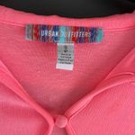 Urban Outfitters  Hot Pink Dress Women’s Sz S Short Sleeve Cover Up Buttons EUC Photo 2