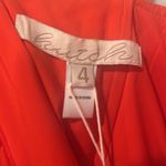 Hutch NWT Corset Pleated Maxi Dress Red Tulle Corset Size 4 Photo 7