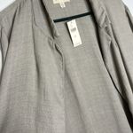 Anthropologie NWT Cloth & Stone Soft Taupe Linen Blazer Photo 4
