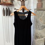 Vintage 90s Black Velvet Sleeveless Jumpsuit Size 6 Photo 1