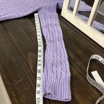 J.Crew  Turtle Neck Sweater Light Purple Size Medium Photo 6