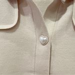 SIONI Cream 2 Pieces Knit Sweater Cardigan and Midi Skirt Set Size XS NWT Photo 3