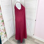 Zanzea  Maxi Slip Dress Maroon Red 12 Sleeveless Photo 2