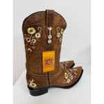 Soto Boots Womens Showstopper Snipped Toe Floral Cowgirl Boots Size 11 Photo 2