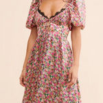 For Love & Lemons Isadora floral Midi Dress Photo 0