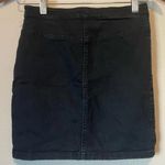 Forever 21 Denim Black Mini Skirt  Photo 4