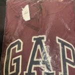 Gap  Women's Burgundy Zip-Up Hoodie NWT Photo 4