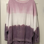 American Eagle Pink and Purple Tie-Dye Sweatshirt Photo 0
