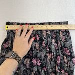 Y2K Style M Medium Skirt Maxi Boho Peasant Whimsy Fairy Layered Cottagecore Black Photo 8