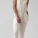 Athleta Cream Balance Jumpsuit Sz.L Photo 0