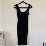 Reformation Cassi Knit Dress Black Photo 1