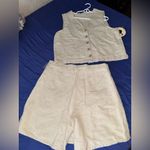 Cherokee Beige Women's Shorts and Top Set Photo 1