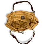 The Sak | Indio Crochet Neutral Sand Stripe Tightweave Medium Shoulder Bag Purse Photo 4