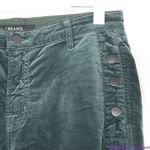 J Brand NEW Zion mid rise dark green corduroy skinny pants, women's size 31 Photo 14