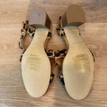 J.Crew  Leopard Calf Hair Strap Chunky Heeled Sandals Photo 8