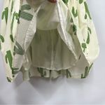 Modcloth Cactus Skater Skirt Mini Cotton Ivory Medium w/pockets 100% cotton Photo 10
