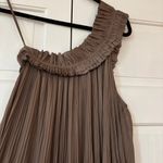 Ulla Johnson NEW Jade Dress Mica One-shoulder Pleated Satin Midi Dress Size 6 Photo 13