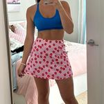 Princess Polly Pink Red Flowered Skirt Photo 0