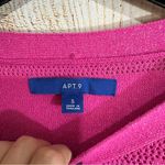Apt. 9  Red Pink Block Cozy Casual Small Sweater Photo 2