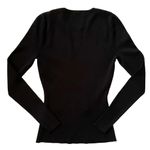 A.L.C. Priya Black Cut-Out Women's Long-Sleeve Knit Top Photo 2