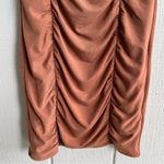 Aritzia NWOT Wilfred Lydia Bodycon Ruched Dress in Epicurean Brown Size S Photo 5