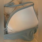 PINK - Victoria's Secret Victorias Secret Blue Strappy V-Wire Plunge PINK Bikini Top SZ Large Photo 5