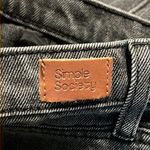 Simple Society  jeans size 13/31 black button up frayed edges high rise NWOT Photo 7