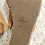 Schutz  Thalia Espadrille Platform Wedge Slides Tan‎ 10B Photo 7