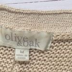 Olive & Oak Anthropologie  Neutral Cream Sweater Sz Medium Photo 4