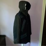 J.Crew  Parka Coat Burbridge Mixed Media Navy Charcoal Photo 4