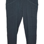 Betabrand  Ponte Knit‎ Dress Pants Herringbone Blue Pull On Size Small Petite Photo 0