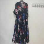 Mac Duggal  Bishop Sleeve Floral Print Dress, Size 14 - NWT Photo 4