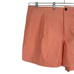 Avec Les Filles  Faux Leather Pleat Front Shorts size 2X Pockets Wide Leg Photo 1
