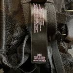 Victoria's Secret Sexy Sheer Black Lace Cami Teddy Garter Hooks Underwire 36C Photo 15