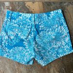 Lilly Pulitzer The Callahan Short Lion in the Sun Ariel Blue Floral Size 00 Photo 2