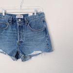Aritzia [] Denim Forum The 90s Vintage Hi-Rise Cut-Off Denim Shorts NWT Size 32 Photo 9