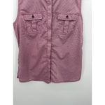 Royal Robbins  Purple Plaid Button Front Sleeveless Shirt Women Size M Golf Photo 2