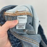 We The Free  Blue Slim Boyfriend Distressed Raw-Hem Stretch Skinny Jeans Denim Photo 6